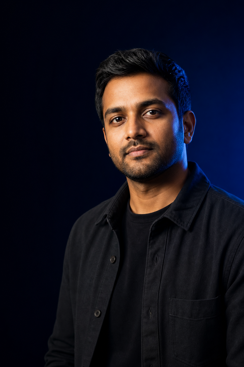 Editorial portrait of Ashwin James